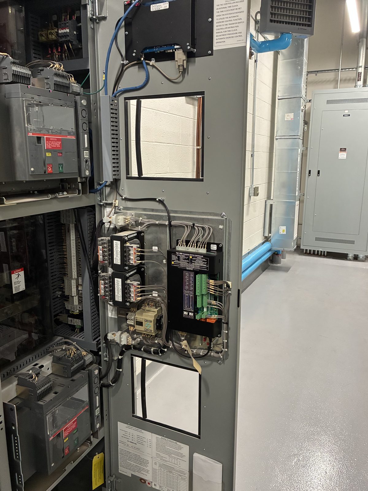 Commercial switchgear and electrical distribution equipment serviced by 2G Power Solutions