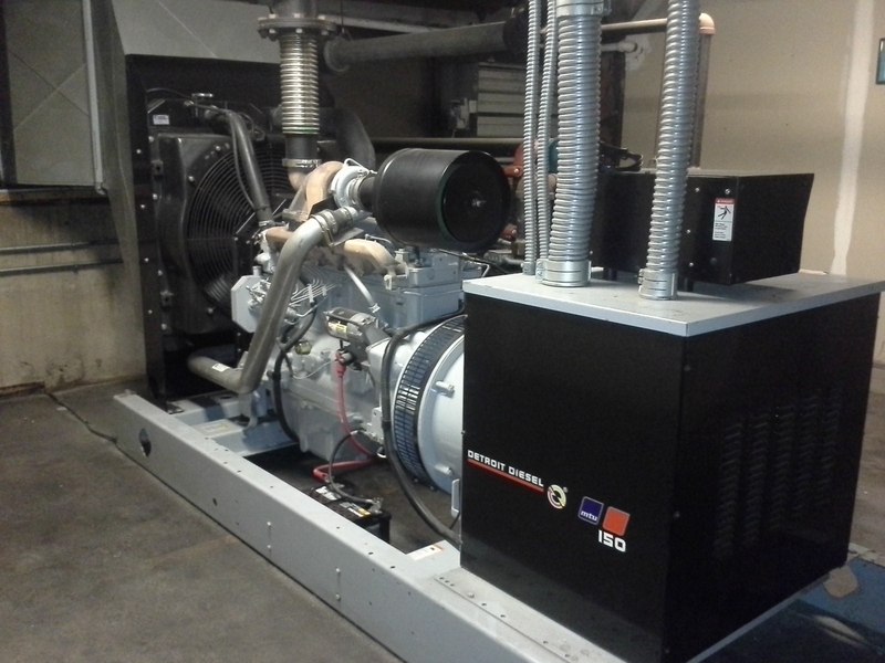 A commercial standby generator serviced by 2G Power Solutions — one of many makes and models