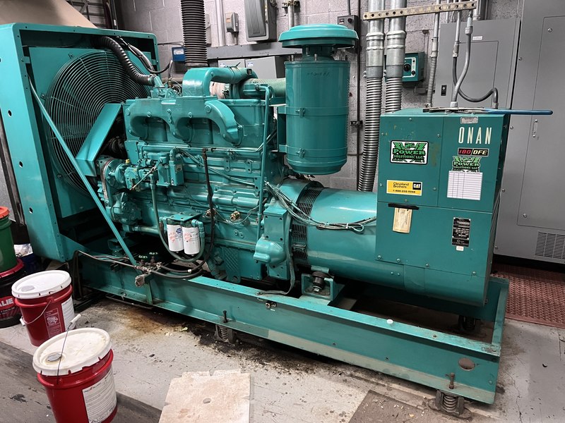A commercial standby generator serviced by 2G Power Solutions — one of many makes and models